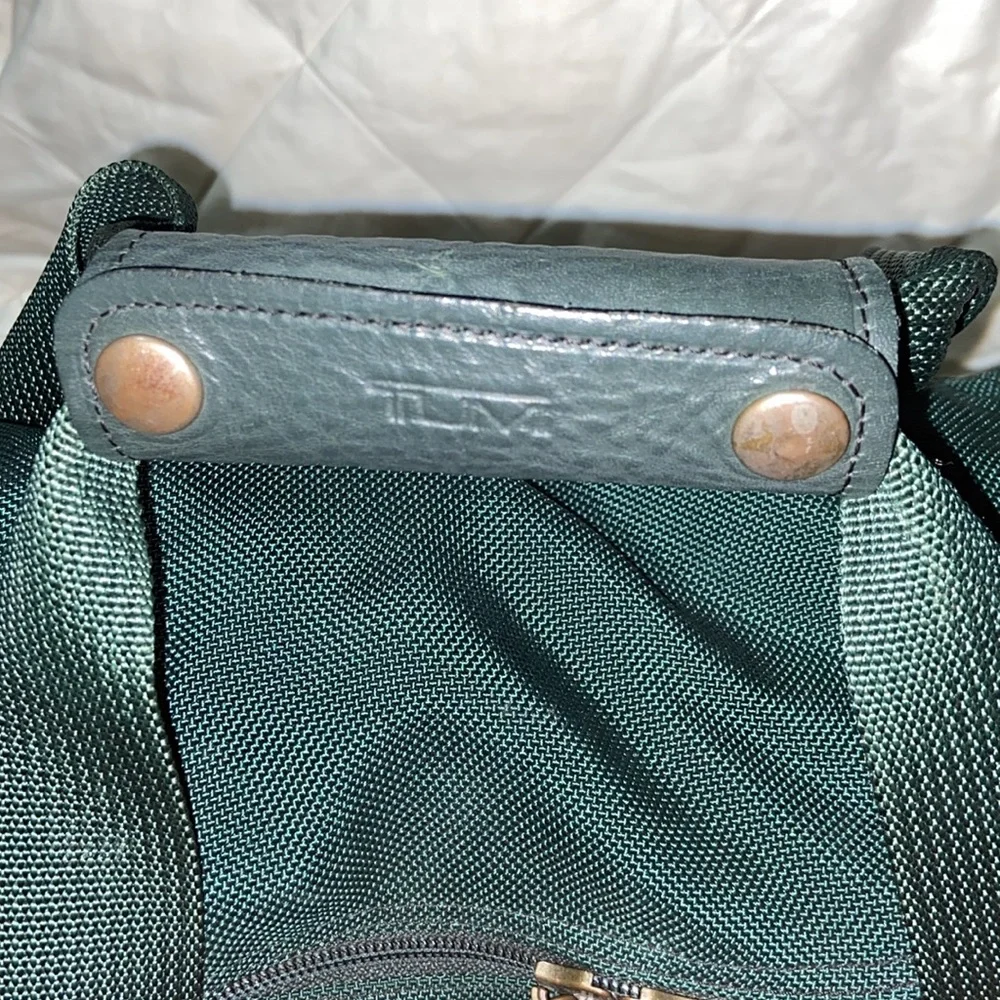 Tumi ballistic dark green weekender Duffel Bag